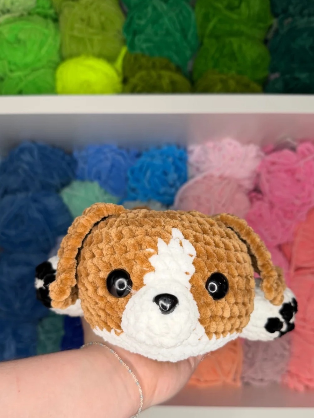 Crochet dog cavalier